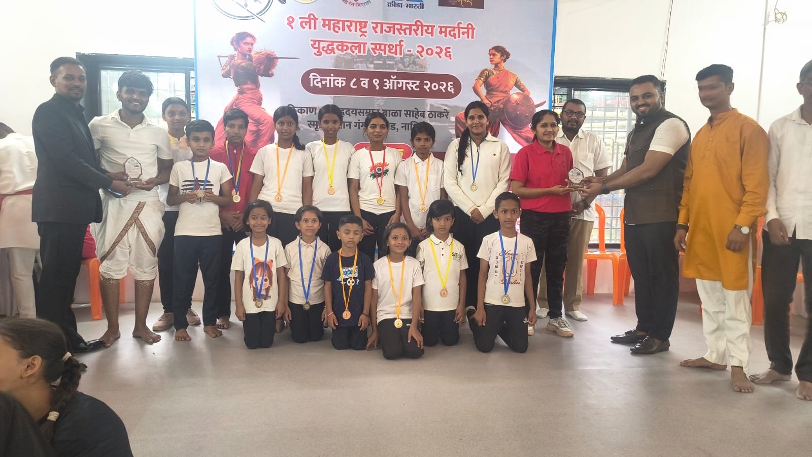 राष्ट्रीय युद्धकला स्पर्धेत राजमाता जिजाऊ आखाड्याचा डंका!